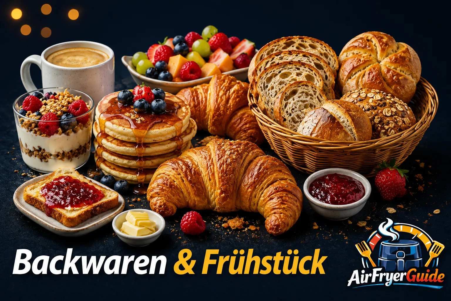 Backwaren & Frühstück im Airfryer - Garzeiten & Temperatur