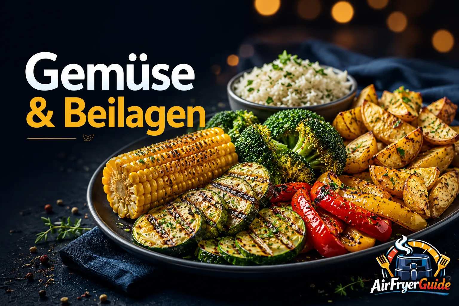 Gemüse & Beilagen im Airfryer - Garzeiten & Temperatur