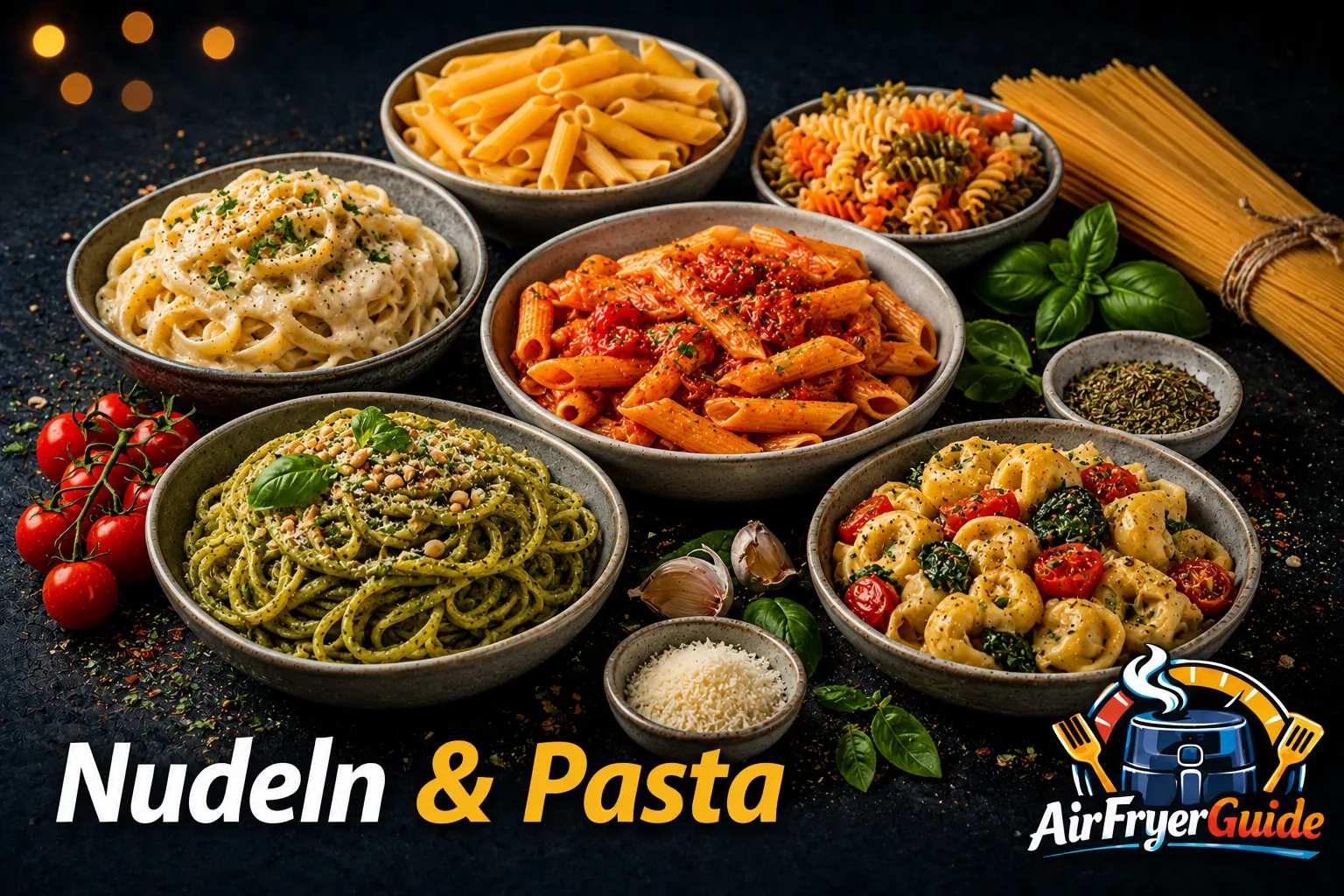 Nudeln & Pasta im Airfryer - Garzeiten & Temperatur