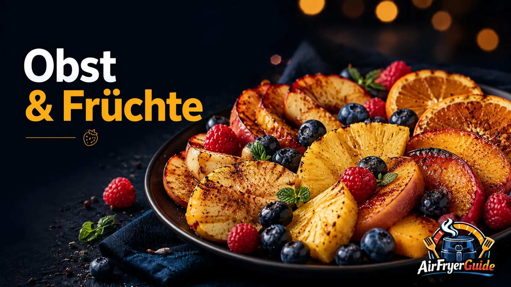Obst & Früchte im Airfryer - Garzeiten & Temperatur