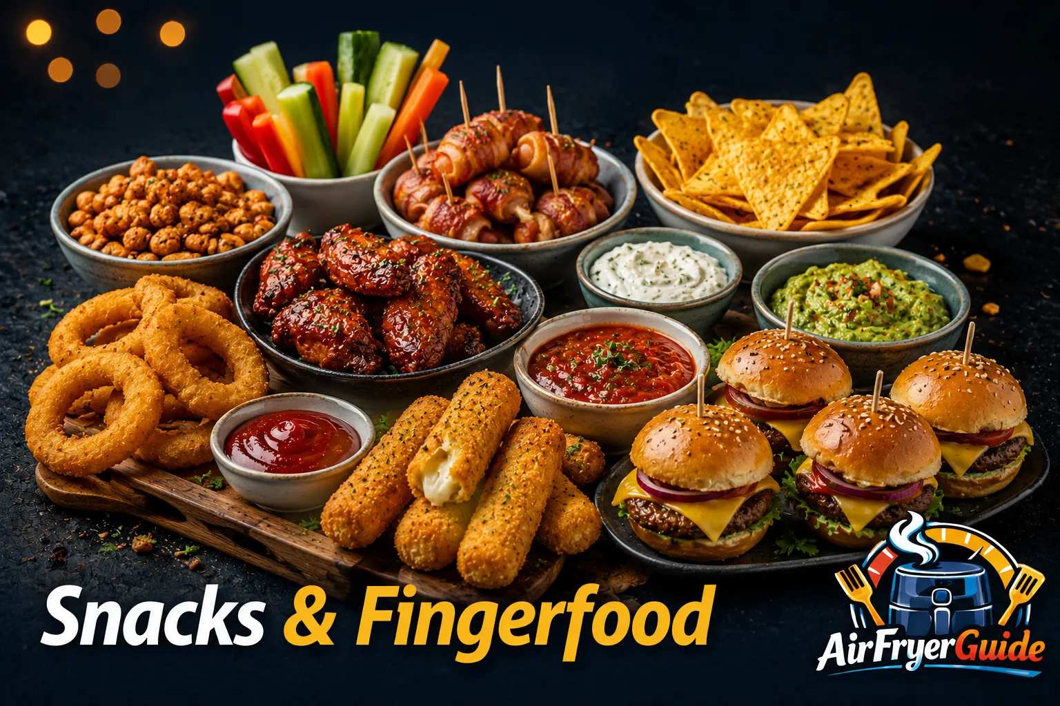 Snacks & Fingerfood im Airfryer - Garzeiten & Temperatur