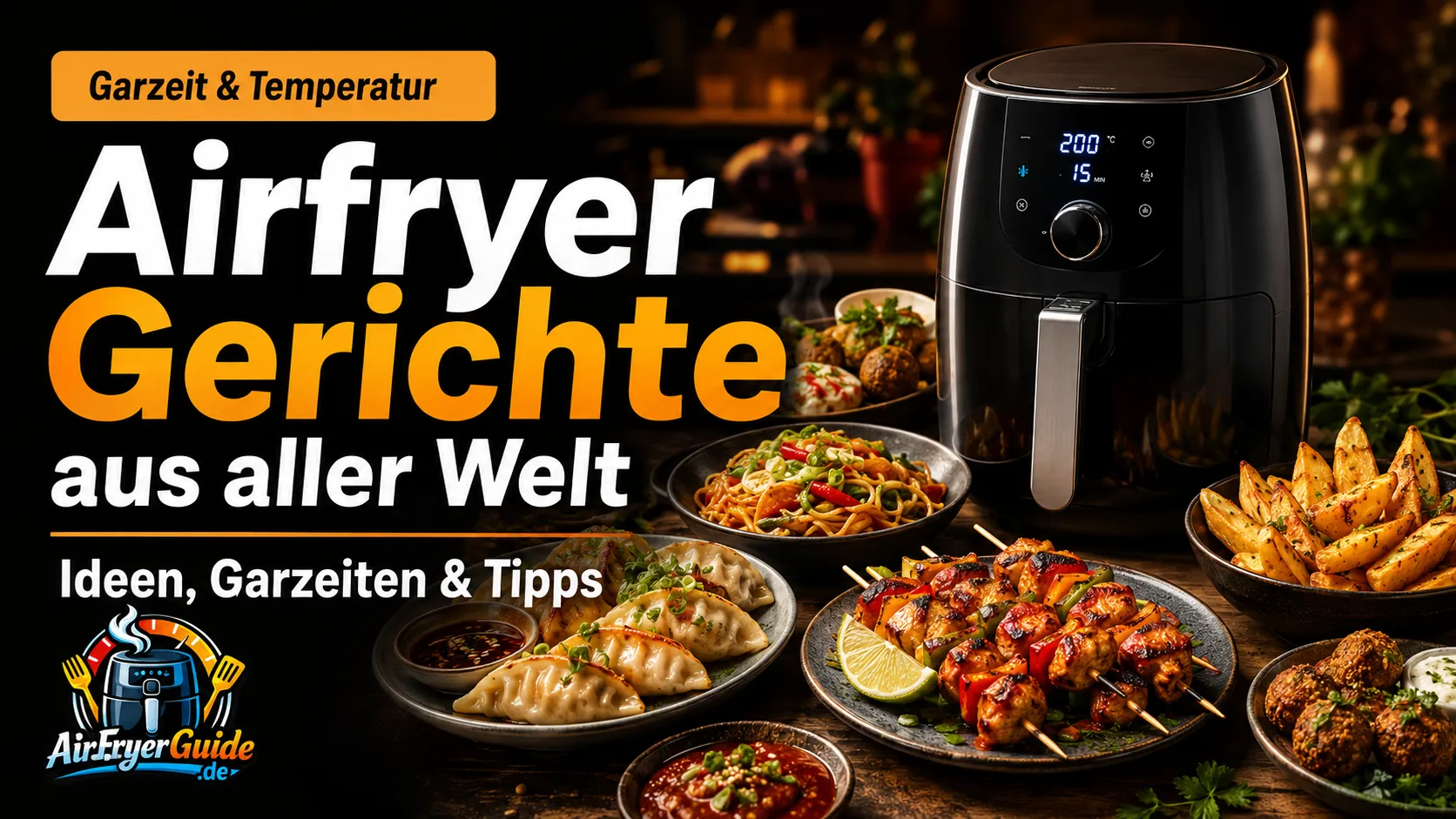 Airfryer Gerichte aus aller Welt - Ideen, Garzeiten & Tipps