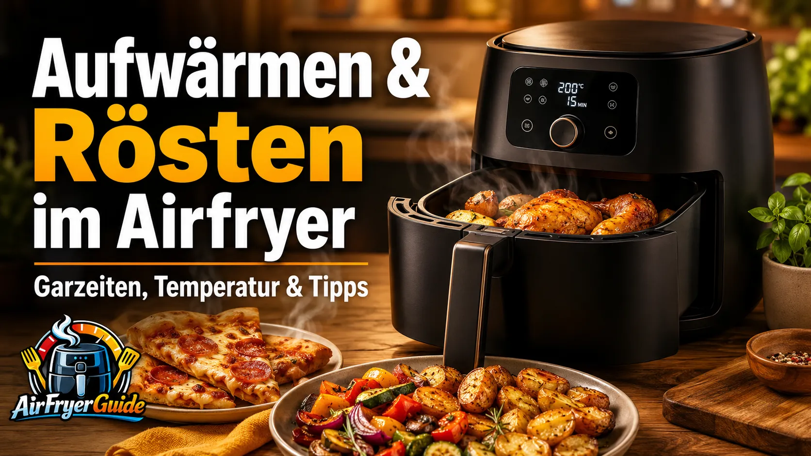 Aufwärmen & Rösten im Airfryer - Garzeiten, Temperatur und Tipps