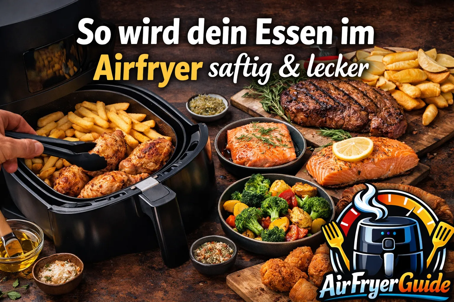 Diese Fehler ruinieren dein Airfryer Essen - so wird alles saftig und richtig lecker