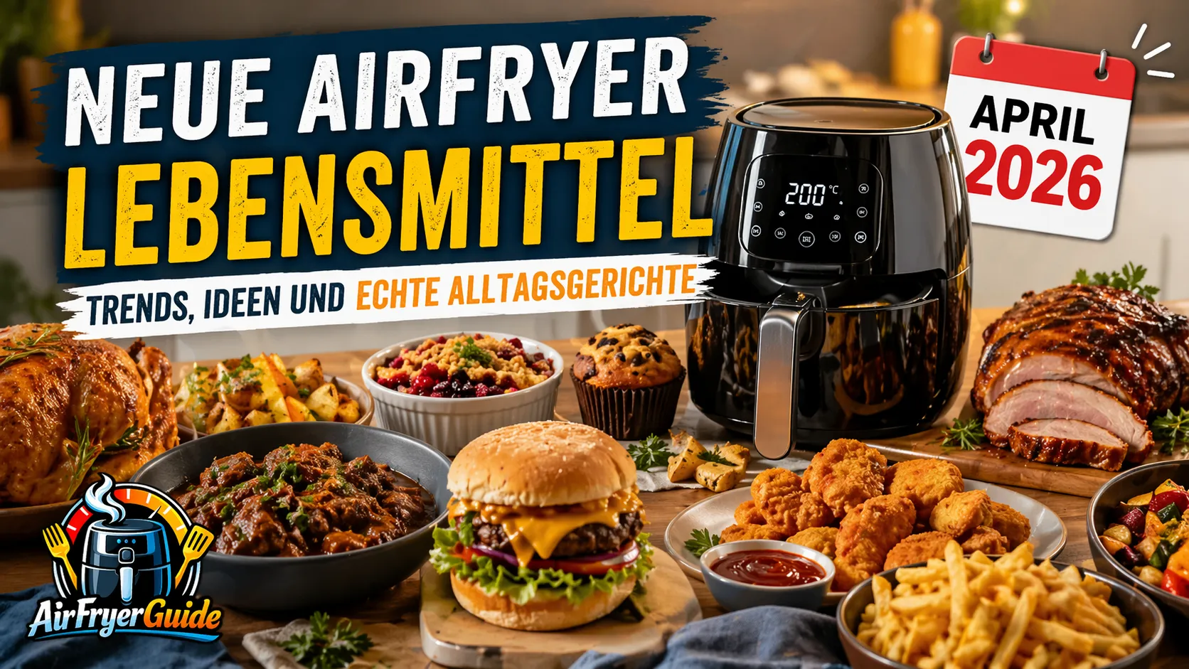 Diese neuen Airfryer Gerichte im April 2026 solltest du ausprobieren - von herzhaft bis kreativ