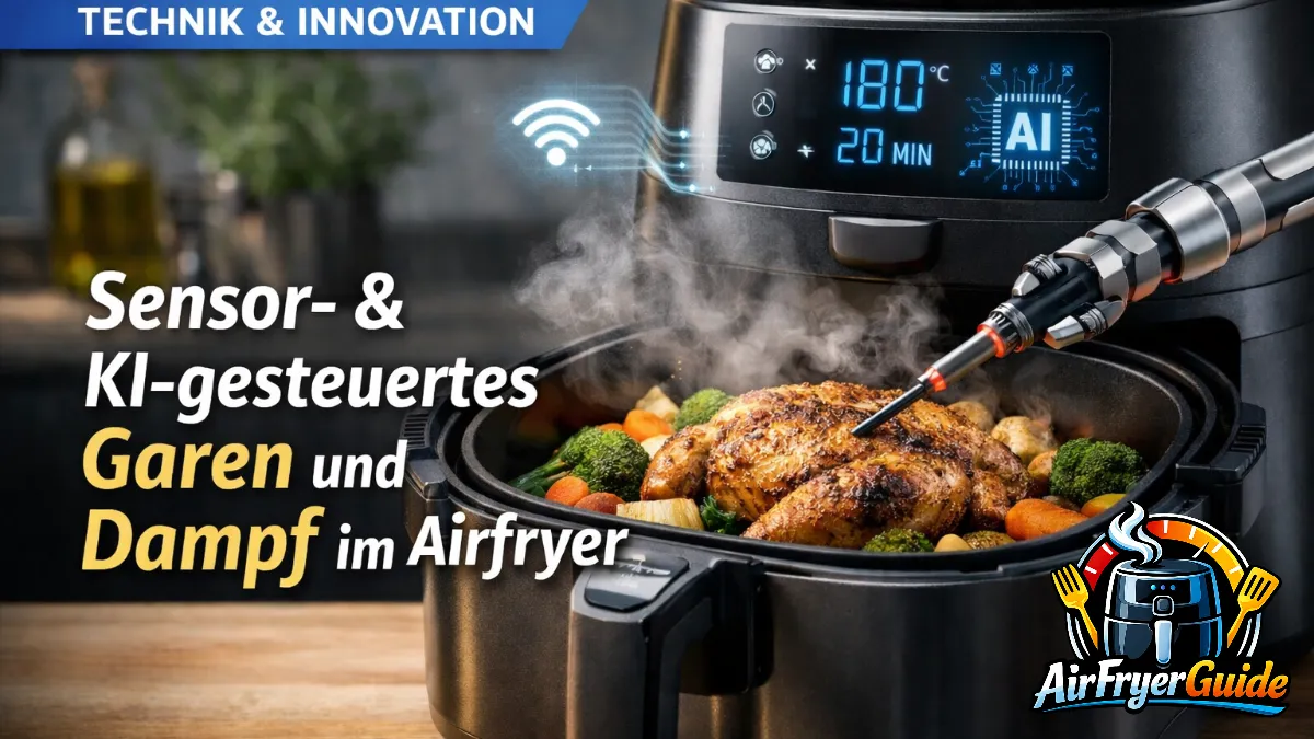 Airfryer der nächsten Generation - wie Sensoren, künstliche Intelligenz und Dampf für perfekt saftige und knusprige Ergebnisse sorgen