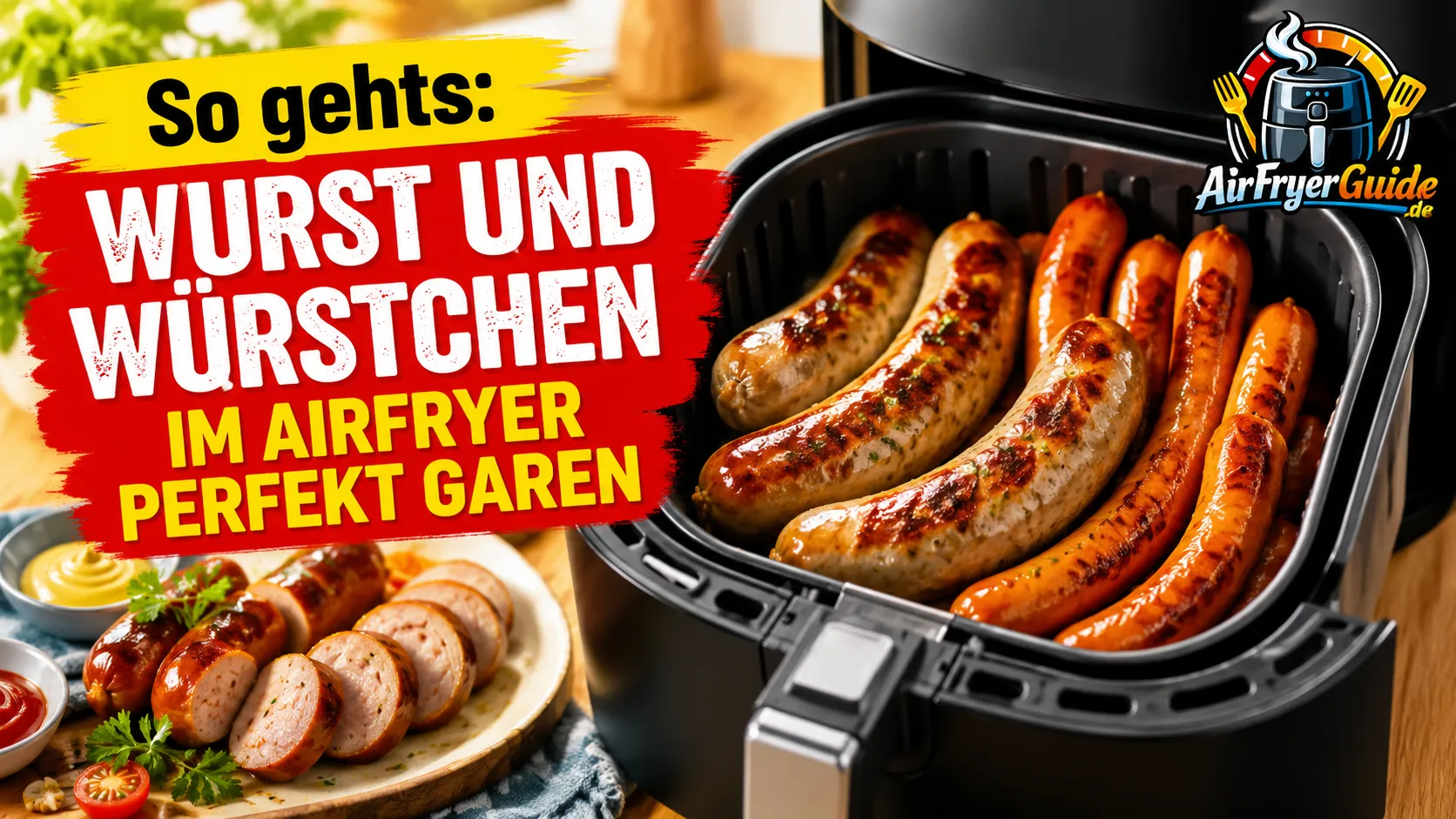 So gehts: Wurst und Würstchen im Airfryer perfekt garen