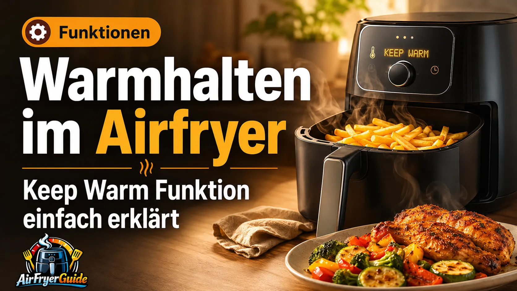 Warmhalten im Airfryer - Was die Keep Warm Funktion wirklich bringt