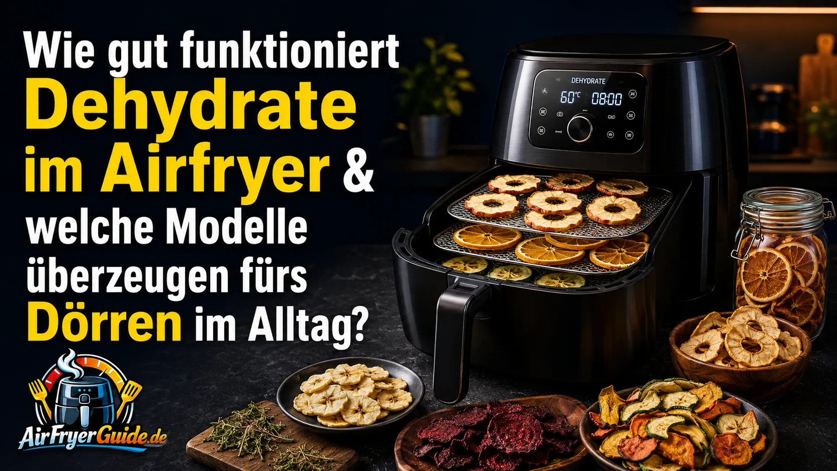 Wie gut funktioniert Dehydrate im Airfryer & welche Modelle überzeugen fürs Dörren im Alltag?